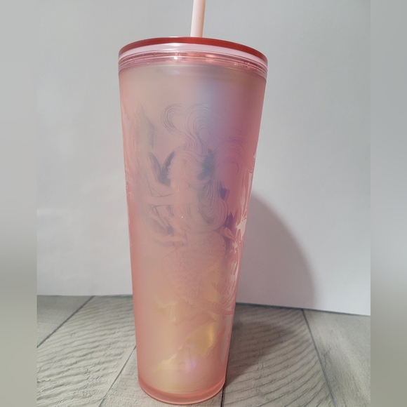 Starbucks Other - NWT Starbucks soft touch pink rose gold siren mermaid tumbler spring 2022